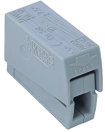 WAGO Leuchtenklemme 224-101 | Nennquerschnitt: 2,5 mm², für ein- und feindrähtige Leiter, 100 Stück, Leuchtenseite geeignet für alle Leiterarten, für Umgebungstemperatur max. 60°C