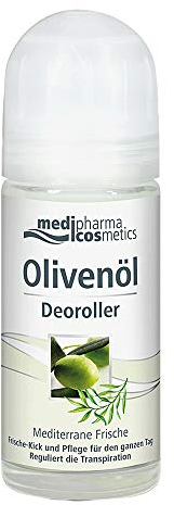 Olivenöl Deoroller Mediterrane Frische - Frische-Kick & Pflege für den ganzen Tag - wirkt 24h und reguliert die Transpiration - auch nach der Rasur geeignet