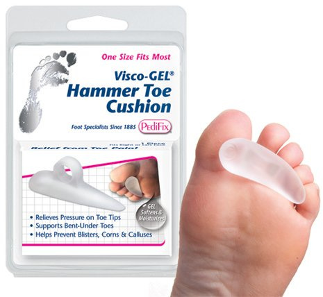 Pack of 3 Each - Hammer Toe Cushion Visco-Gel Universal