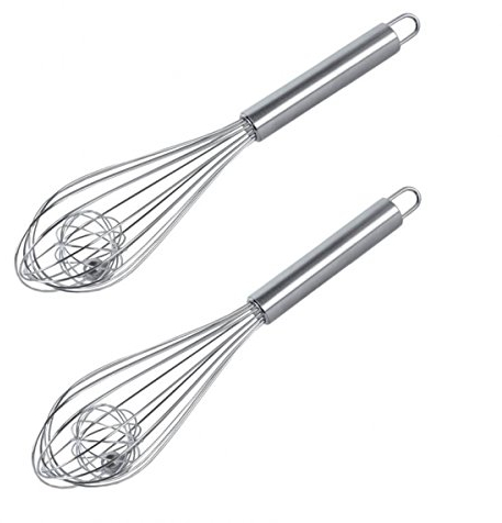 Set di frusta in acciaio inox con filo sfera 20,5 cm
