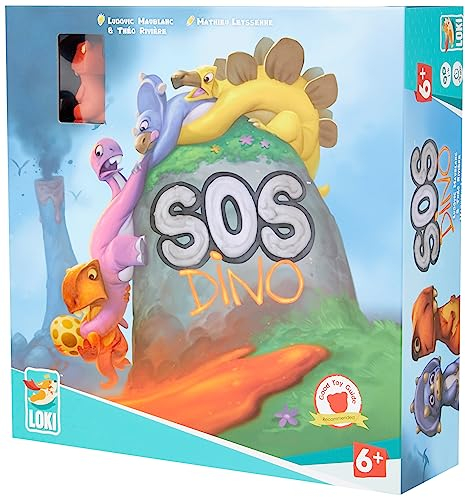 Iello CSGSOSD SOS Dino Cooperative Board Game, Multicolour