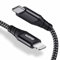 ESR Cable USB C a Lightning 2M【MFi Certificado】 Cable de Carga Rápida PD de Nailon Trenzado para iPhone 14/14 Plus/14 Pro/14 Pro MAX y Serie iPhone 13/12, iPhone SE 2022/11/XR/XS MAX, Negro