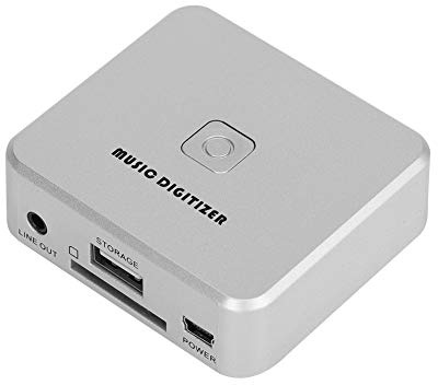 Hakeeta Musical Digitizer with Analog Music Converted to Stereo MP3, 128Kbps Data Transmission Ultra Fast Conversion, RCA Left and Right Channel Surround Sound, Storage U Disk or SD Card.