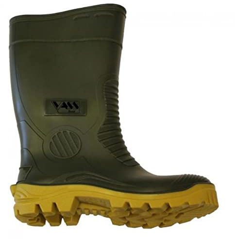 Vass Boot Khaki/Yellow Non-Studded - UK 8 / Euro 42