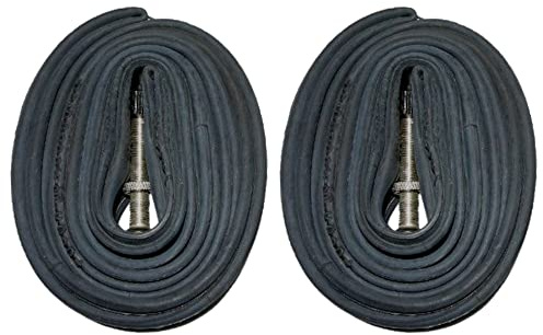 cyclingcolors 2X Chambre à air vélo 700x19/23C (19/23-622) Valve Presta Fine française idéal Route Course Gravel Fixie singlespeed