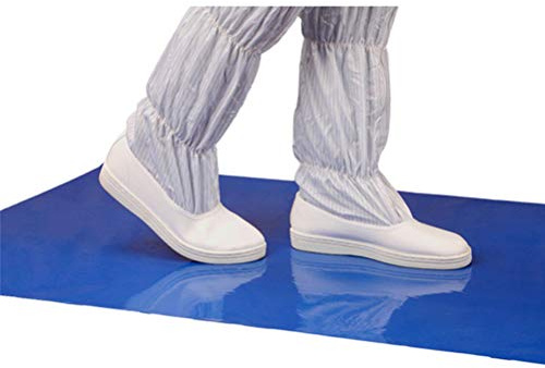 Alfombrilla para Desinfección de Zapatos 30x25x4cm Alfombrilla Antibacteriana para Suelo Adhesivo Alto Alfombrilla sin Polvo Alfombrilla de Limpieza Desgarrable