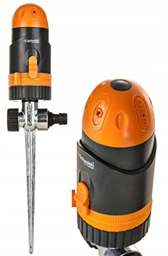 Schmith - Arroseur Rotatif Multifonction avec 4 Types de Jets - Arrosage Efficace et Homogène pour Votre Jardin - Irrigation Optimale - Pelouse, Fleurs et Plantes - Matériel pour Jardin