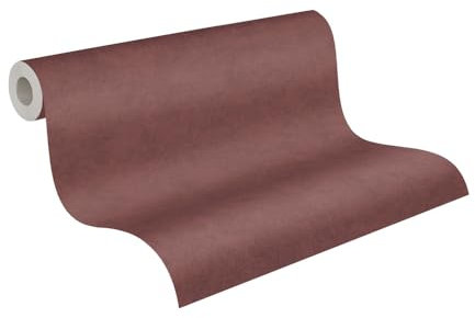 A.S. Création Vliestapete Rot - hochwertige Tapete Vlies einfarbig 399382 - Wandtapete für verschiedene Räume - Made in Germany