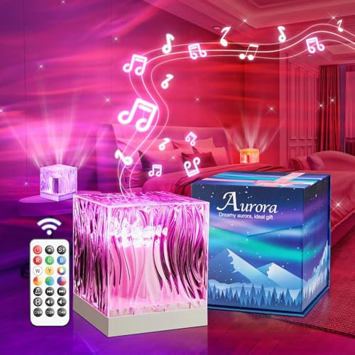 Sternenhimmel Projektor Kinder, 18Lichtmodi Nordlicht Projektor Galaxy Projector,15White Noise Nachtlicht Sternenhimmel Projektor, Bluetooth Ocean Lamp Aurora Light,Skylight Projector Sternenprojektor