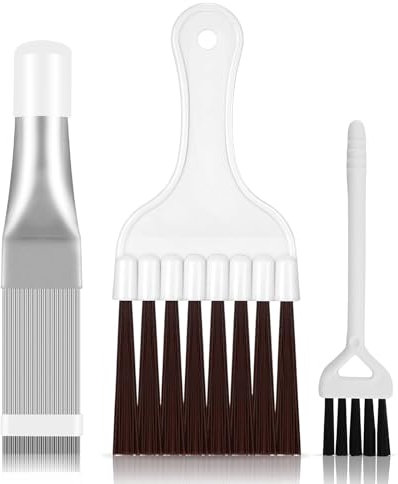 air Conditioner Condenser Cleaning Brush, 3 Pieces Fin comb, Tumble Dryer Cleaning Tool, for air Conditioners and Dryer Maintenance