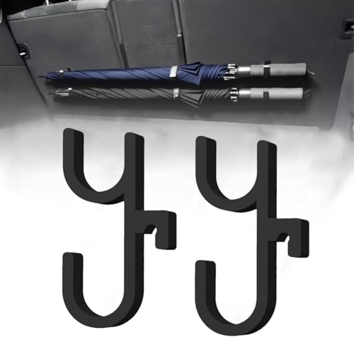 2 Stück Auto regenschirm halter,Regenschirmhalter auto kofferraum,schirmhalter auto kofferraum,Kofferraum Haken,kofferraum organizer