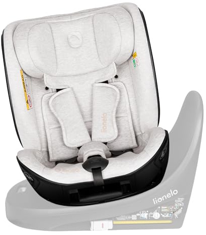 LIONELO Moxie Next i-Size Seggiolino Auto Girevole per Bambini 0-4 Anni