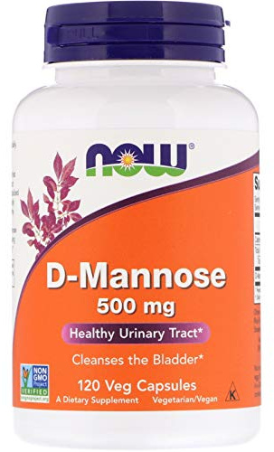 D-Mannose 500mg 120 Capsules (Pack of 2)