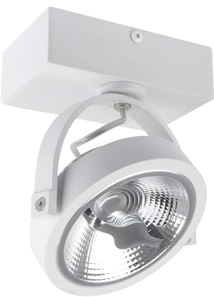 LEDKIA LIGHTING - Faretto LED 15W CREE Superficie Orientabile | 800 lm Flusso Luminoso | Alluminio e PC Resistente | Rotazione 350º, Bianco Caldo 2700K