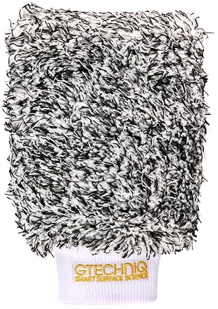 Gtechniq Bike Cleaner Mitt - Microfibre Wash Glove with Dirt Trapping Fibres, Comfortable Low Friction Glide Cleaning. Bike Cleaning Kit Accessories for Fast Cleaning Suitable for All Bicycles