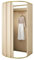 Clothing Store Fitting Room with Shading Curtain, Portable Temporary Mobile Privacy Protection Dressing Room, Foldable Mall Simple Changing Room and Display Rack, 200x100x95cm (Beige)