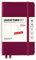 LEUCHTTURM1917 367629 Wochenkalender Pocket (A6) 2024, mit Extraheft für Adressen und Jahrestage, Port Red, Deutsch, 12 Monate