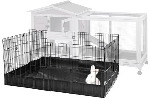 Aivituvin Rabbit Playpen Pet Pen Small Animal Cage with Waterproof Liner - Extension Playpen