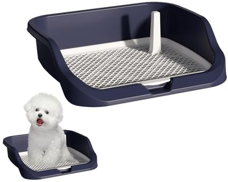 Hundetoiletten Hundetoilette Für Mittelgroßer Kleine Hunde Welpentoilette Puppy WC Hundeklo Für Zuhause Hundeklo Hundetoilette Hundeklo Balkon Für Indoor Outdoor - 50x40x10,5 cm