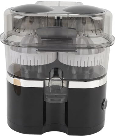 Spremiagrumi Elettrico a Doppia Testa, 100W 15000 Giri/min, Ricaricabile, Facile da Pulire e Utilizzare, Spremiagrumi Portatile Rimovibile per Arancia Fresca, Limone, Lime, Kiwi,