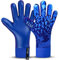 EFAH SPORTS Torwarthandschuhe für Kinder und Erwachsene mit gepolsterter Handfläche atmungsaktiven und starkem Griff Fußballhandschuhe (Blue, Size 5 Suitable for 9 to 12 Years Old, Beidhändig)