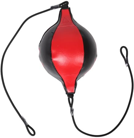 MUELODSIC Double End Boxing Speed Ball PU Punching Ball for Reflex and Eye Coordination Training Portable Hanging Training Equipment for Home and Gym Fitness