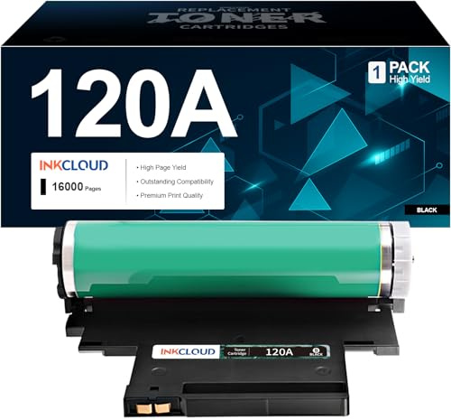 INKCLOUD 120A trumma kompatibel med HP W1120A 120A bildtrumma (16 000 sidor/1-pack) för HP Color Laser MFP 179fnw 178nw 150nw 150a MFP 178nwg 179fwg MFP 178nw 179fnw 179fnw 150a 150 w 150 nw