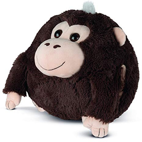 COZY NOXXIEZ Plush Hand Warmer Toys - Safari Animals - Childrens Cute Pillows, Fluffy Soft Plushies, Reusable Animal Cushion Presents for Girls, Boys, Babies (Gorilla)