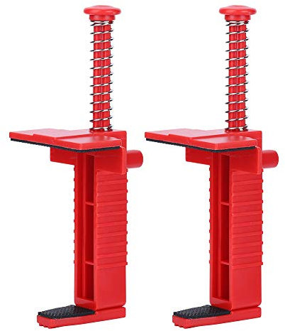 2PCS Liner Runner Wire Drawer Bricklaying Tool Fixer for Building Construction Measuring Tool Engineering Accessory Masonry Tools Bricklaying Pullers Line Stretchers Engineering Ac (Red)