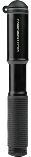 Topeak Race Rocket HP Mini Luftpumpe 11 bar aus Zylinder und Gummi in der Farbe Schwarz, Gewicht: 77 g Maße: 16x2,7x2,4 cm, 15700089