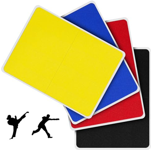 Zamfoot 4 Pack Rebreakable Boards Martial Arts,Karate Breaking Boards rebreakable Set,Taekwondo Breaking Boards for Kids,Karate Boards for Breaking Kids,Boxing Martial Arts Training Equipment Gifts