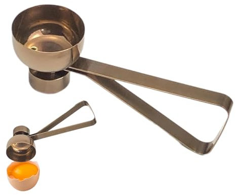 Ornamento per biscotti alle uova, biscotto all',Strumenti per biscotti e apriuova | Taglierina per rimuovere la buccia, utensile da cucina che fa risparmiare, rompiuova in metallo