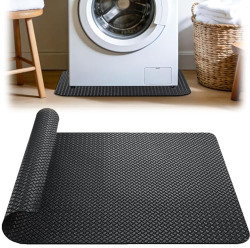 Tappetino antiscivolo antivibrazione, lavabile in lavatrice, 60 x 60 cm, tappetino antivibrazione, può essere utilizzato anche come tappetino per frigorifero o per la protezione del pavimento