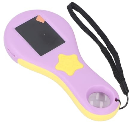 Asixxsix Microscopio Elettronico, Microscopio Digitale Portatile con Obiettivo da 2 MP con Ingrandimento 500X con 3 Sorgenti Luminose e Schermo da 2 Pollici, per Manutenzione