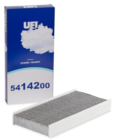 UFI Filters, Filtro de Habitáculo de Carbón Activo 54.142.00, Filtro de Habitáculo de Recambio, Apto para Coches, Apto para Modelos de Citroen y Peugeot