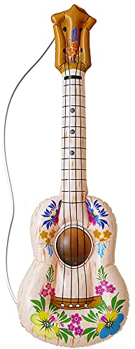 Widmann 0512H Inflatable Guitar, Multicolored, 105 cm