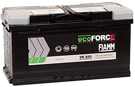 BATTERIA AUTO VR850 ecoFORCE Start & Stop AGM 95AH 850 A