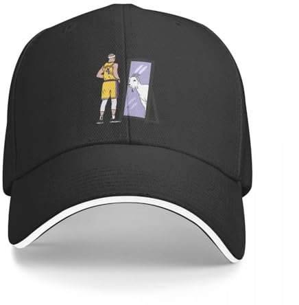 CWCMZDH Baseballmütze Basecap Alex Caruso Mirror Goat Baseball Cap Golf Wear Luxusmütze Luxusmütze Mann Frau