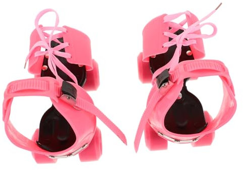 Toyvian Einstellbare Mädchen Rollschuhe Mit Rädern Anfänger Skates Für Jungen Und Mädchen Für Outdoor Aktivitäten Komfortabel Und