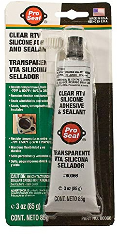 ProSeal 80066 Silicone Adhesive and Sealant, Clear