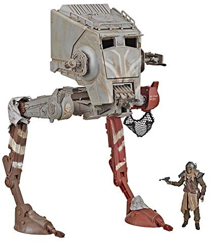 Star Wars The Vintage Collection The Mandalorian AT-ST Raider Toy Vehicle with Figure, Toys for Kids Ages 4 and Up