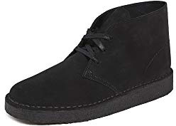 Clarks Mens Desert Coal Black Chukkas Boots Boots 13