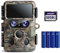 iZEEKER Wildkamera WLAN Duales Objektiv 4K 30fps 60MP, Wildtierkamera mit Sternenlicht Nachtsicht Bewegungsmelder, 120° Erfassungswinkel 0,1s Auslösezeit, Wildcamera mit 32GB SD-Karte und 4 Batterien