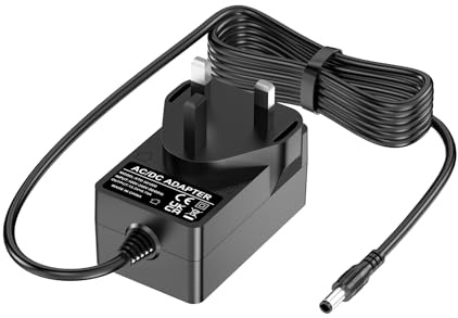 Qurzou 9V 2A Charger for Crosley Cruiser Portable Turntable Record Player CR8005A I II III Series Power Cord
