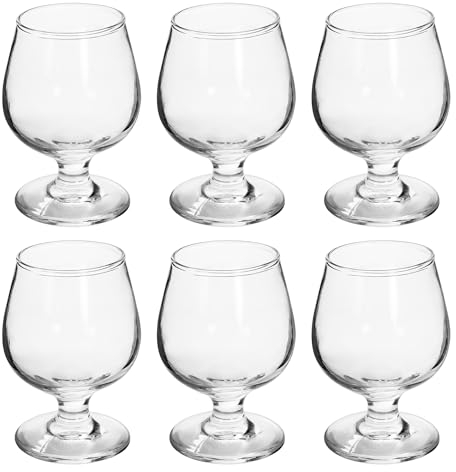 TWO TIGERS Pack Copas de Coñac Alessandro. Copa de Cristal, Tamaño. Copa Brandy Ideal para Licores. Hosteleria, Restaurantes, Bar, Fiestas (150ml (6Ud))