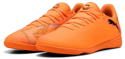 Puma Future 8 Play It - Tenis de fútbol Unisex, Heat Fire Puma Black Ravish, 40 EU
