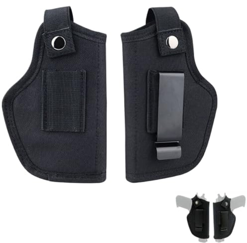 FENQURO Fondina Tattica Pper Pistola da Cintura Trasporto Nascosta 2pack Estrazione a Destra E Sinistra Si Adatta Alla Piccola Auto Pistole Di Grandi Dimensioni Caccia Nascosto Tactical Borse