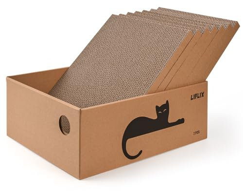 LIFLIX Griffoir Chat avec boîte, 7 pièces