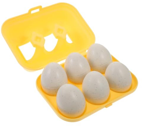 ERINGOGO 6pcs Recognition Matching Eggs Educational Toy for Toddlers Easter Toys