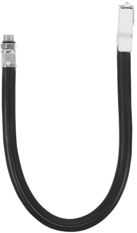 UKCOCO Tubo de Bomba Inflable para Neumáticos Manguera de Extensión de Goma y Metal para Uso Prolongado en Motos y Coches